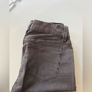 J crew stripped pants